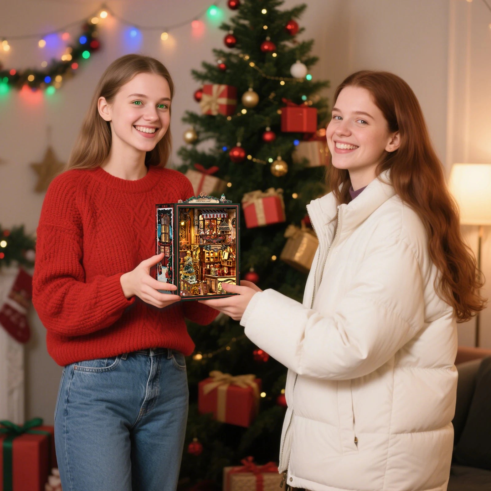 Christmas Shop Music Box